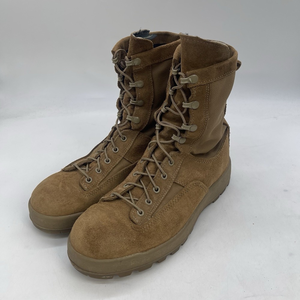 McRae Footwear Military Boots Mens 10.5 R ARMY Combat Hot Weather Coyote Brown